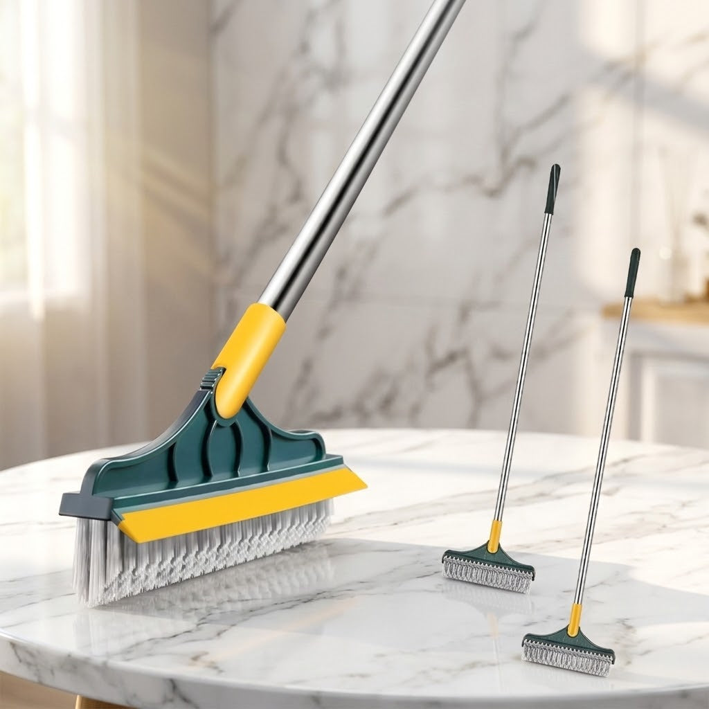 2 in1 Floor Scrub Cleaning Brush Wiper ( Pack of 2)